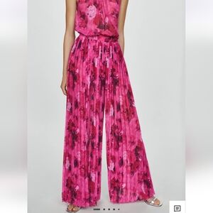 ISO MANGO FLORAL PLEATED PANTS